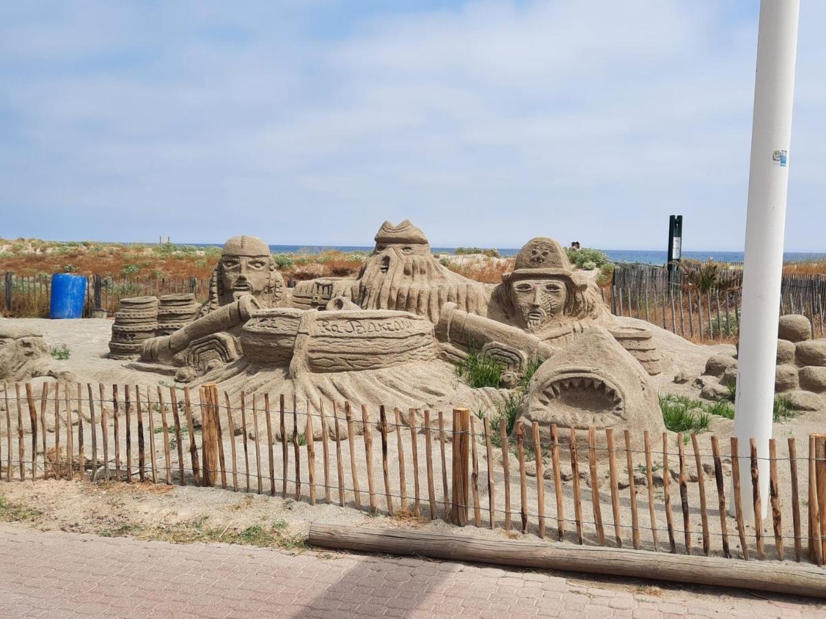 Appartement Vue Mer, Acces Direct Plage, Parking Privatif Le Barcarès Екстериор снимка