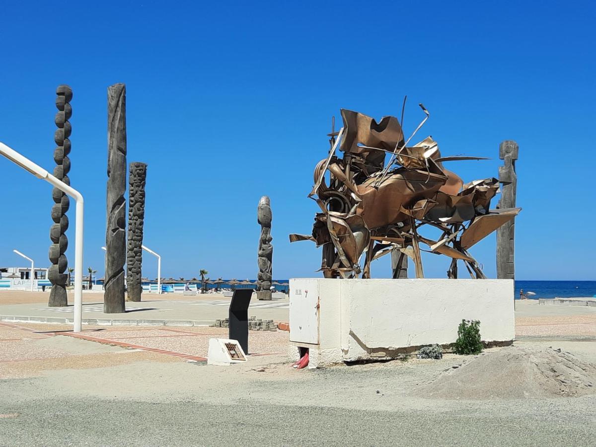Appartement Vue Mer, Acces Direct Plage, Parking Privatif Le Barcarès Екстериор снимка