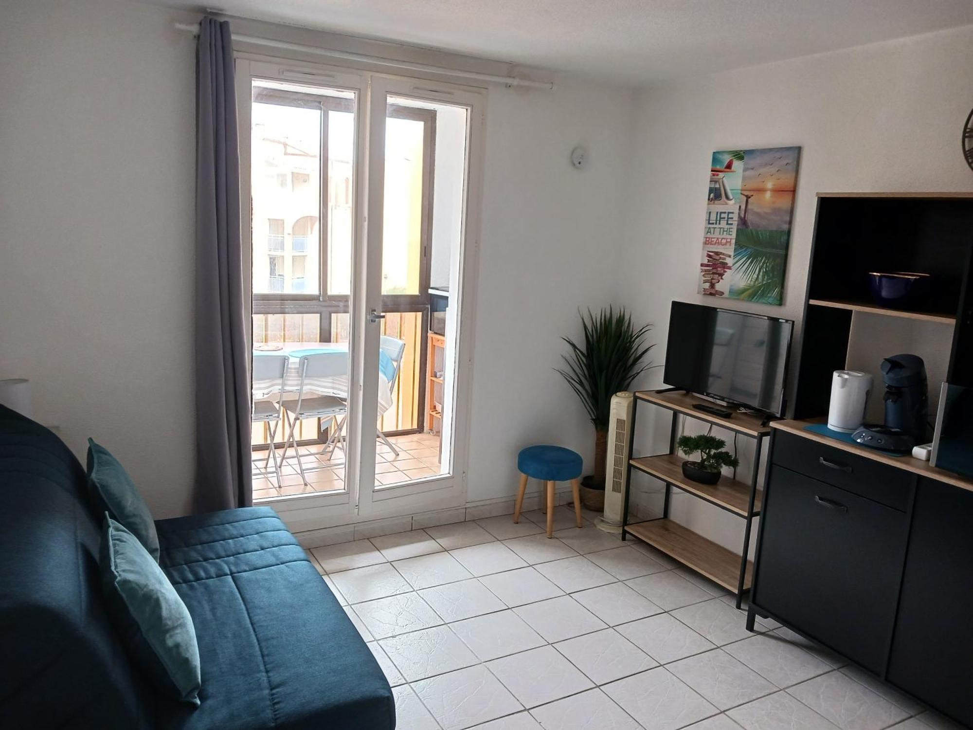 Appartement Vue Mer, Acces Direct Plage, Parking Privatif Le Barcarès Екстериор снимка