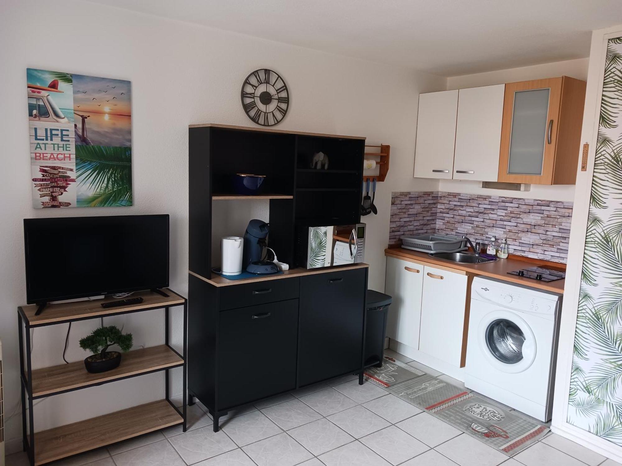 Appartement Vue Mer, Acces Direct Plage, Parking Privatif Le Barcarès Екстериор снимка